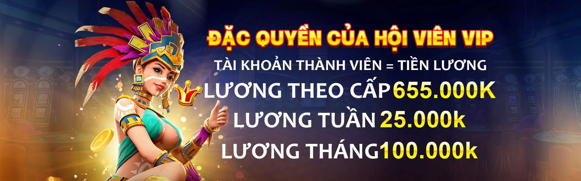 Thành viên VIP k9cc tận hưởng ưu đãi đặc quyền